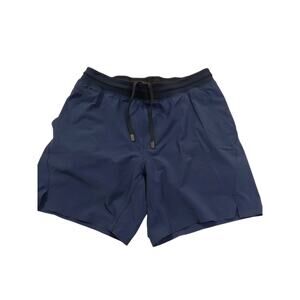 Ten Thousand Men's Athletic Shorts - Deep Blue and Black